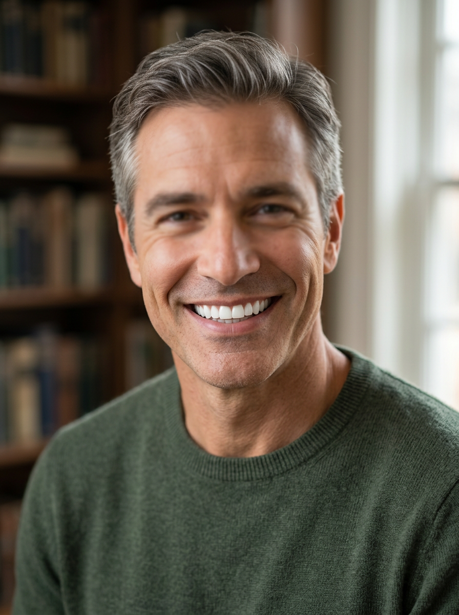 Oliver, 48 smile after treatment